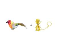 HYUIND Cat Toy Teasing Cat Stick Cross-border Explosive Electric Simulation Called Bird Plush Catnip Cat Feather Wand Supplies(27)