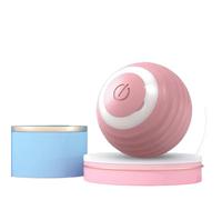 HYUIND Cats Tree Chasing Toys Pointer Products Toys For Bathroom Cats Supplies Vibration 360° Automatic Rotating Ball Pet(1Pc Pink)