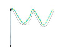 HYUIND Cats Wand Toy Rainbow Scratching Double Sided Cats Teaser Wand Interactive Stick Toy Playful Chasing Scratching Wand Toy(27)