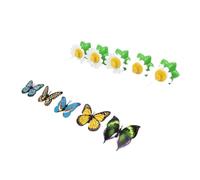 HYUIND Electric Butterfly Cat Toy Rotating Flying Automatic Humming Bird Intelligence Training Funny Pet Toys Random Color(A)