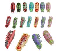 HYUIND Mini Electric Bug Pet Dog Cat Toy Interactive Cute Ladybird Beetle Animal Shape Cat Toys Walking Insect Cat Supplies(D)