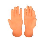 HYUIND Mini Hands Model Puppets Tiny Hands Cat Massage Tool Miniature Toys Finger Gloves Little Finger Interactive Cat Toy(2pieces)