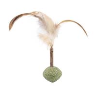 HYUIND Pet Catnip Toys Edible Catnip Ball Safety Healthy Cat Mint Cats Home Chasing Game Toy Products Clean Teeth The Stomach(Style F)