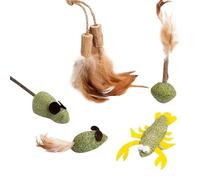 HYUIND Pet Catnip Toys Edible Catnip Ball Safety Healthy Cat Mint Cats Home Chasing Game Toy Products Clean Teeth The Stomach(Style C)