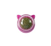 HYUIND Rotating Cat Mint Ball Cat's Ears (Steamed Cat-ear Shaped Bread) Pet Molar Toy Interactive Lickle Pet Products(8)