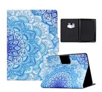 HYUKcase Case for All-New Kindle Paperwhite 12th Gen 2024 (7") and Kindle Colorsoft Signature Edition (2024 Release),PU Leather Folio Stand Cover with Slot,Auto Wake/Sleep,Multi Angles (Mandala)