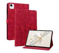 HYUKcase Case for HONOR Pad X9a ELN2-W29 11.5 inch 2025,Shockproof PU Leather Case Cover with Kickstand Pen Holder and Card Slots/Wallet (Red)