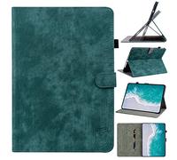 HYUKcase Case for Huawei MediaPad M5 lite 10.1 inch. (Green) | with Dual Stand Slots,Built-in Pencil Holder,Flexible TPU Back Cover,Magnetic Closure,Card Slots & Grip Design - Durable.