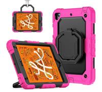 HYUKcase Case for iPad mini 5 Generation 2019/ Mini 4 3 2 1,New Upgraded Wristband with Shoulder Strap, Shock and Drop Resistant, Multiple Colors To Choose From, (Rose Red)