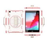 HYUKcase Case for iPad mini 5th/4th Generation Case 7.9'',for iPad mini 5/ Mini 4,360 Degree Stable Support,Equipped with A Front Pen Slot,Fully Protecting Your Tablet (Pink)