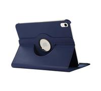 HYUKcase Case for iPad Pro 11 inch M4(2025, 5th Generation),Ultra-Protective PU Leather+PC Rotating with Kickstand for Shockproof Tablet Cover Bullet Points: (Deep Blue)