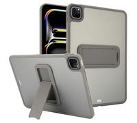 HYUKcase Case for iPad Pro 12.9 inch 6th/ 5th/ 4th/ 3rd Generation,Rugged Dual-Layer Tablet with 360° Adjustable Kickstand, TPU+PC Shockproof Protection (Gray)