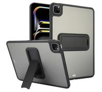 HYUKcase Case for iPad Pro 12.9 inch 6th/ 5th/ 4th/ 3rd Generation,Rugged Dual-Layer Tablet with 360° Adjustable Kickstand, TPU+PC Shockproof Protection (Black)