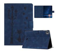 HYUKcase Case for iPadAir11(2024/2025),TPU Soft Shell & Premium PU Leather,Multi-Angle Viewing Folio Cover with Magnetic Clasp (Blue)