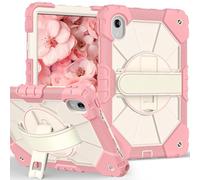HYUKcase Case for Lenovo Idea Tab TB336FU TB336ZU 11.0 Inch 2025/Tab K11 Gen 2,Equipped with A Detdchalble Shoulder Strap,Hand Straps and Multi Angle Bracket (Rose Gold)