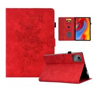 HYUKcase Case for Lenovo Idea Tab TB336FU TB336ZU 11.0 inch 2025/Tab K11 Gen 2,PU Leather Folio Stand Cover with Pen Slot,Auto Wake/Sleep,Multi Angles (Red)