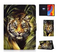 HYUKcase Case for Lenovo Idea Tab TB336FU TB336ZU 11.0 inch 2025/Tab K11 Gen 2,Shockproof PU Leather Cover,Smart Wake Sleep Stand Cover with Card Slot (Tiger)