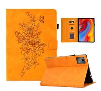 HYUKcase Case for Lenovo Tab M11/Tab K11 LTE 11" 2024 TB-330FU/TB-330XU Tablet/Xiaoxin Pad 2024,PU Leather Folio Stand Cover with Pen Slot,Auto Wake/Sleep,Multi Angles (Khaki)
