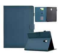 HYUKcase case for Samsung Galaxy Tab A 10.5 2018 Model SM-T590/T595/T597,PU Leather Auto Wake Sleep Protective Cover with Kickstand Pen Holder Card Holder (Dark Blue)