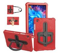 HYUKcase Case for Samsung Galaxy Tab A11+ Plus Case 11" 2026 /A9+ Plus 11” 2023,Shockproof and Anti Fall,with Bracket,equipped with Shoulder Strap,and Carrying Handle (Red)