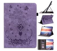 HYUKcase Case for Samsung Galaxy Tab S11 SM-X730 SM-X736B,Premium Leather Multi-Function Cover and Pen Holder - Durable and Stylish Design for Ultimate Convenience (Purple)