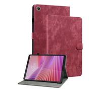 HYUKcase for Lenovo Tab One/Lenovo Tab K9 TB305FU/XU Inch Case,Magnetic PU Leather Folio Stand Shell Cover Foldable Card Holder Pencil Holder Multi-Angle (Red)