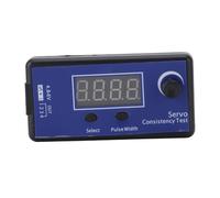 HYUMTODE Digital Servo Tester High Precision ESC Consistency Tester, RC Digital Servo Tester Tool, 2us Accuracy for RC Helicopter Airplane Car Motor Throttle Display, with ABS Material for