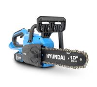 Hyundai 10'' 25cm Cordless Chainsaw 20V Li-Ion 4Ah Battery and Charger