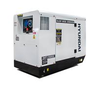 Hyundai 10kW / 12.5kVA* Diesel Standby Generator, 230v Single Phase Output, 3000rpm, Quiet Silenced Canopy