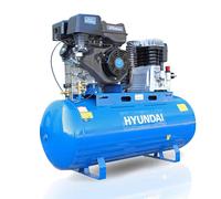 Hyundai 14hp 200L Petrol Belt Driven Air Compressor 29CFM 145psi