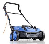 Hyundai 1800w Electric Lawn Scarifier/Aerator/Lawn Rake, 230v, 380mm Working Width, 5 Heights, 45l Grass Box & 10m Cable, Scarifier