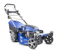 Hyundai 20"/51cm 196cc Electric-start Self-propelled Petrol Lawnmower, 360 Degree Swivelling Front Wheels, 6 Cutting Heights, 70l Grass Bag, 3 Year Warranty