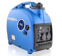 Hyundai 2000W / 2kW Petrol Inverter Generator, Pure Sine Wave Output, Portable Lightweight & Suitcase Style, Low Noise, 3 Year Warranty
