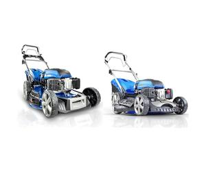 Hyundai 22”/56cm 196cc 4-in-1 Electric-start Self-propelled Petrol Lawnmower, 6 Adjustable Cutting & 196cc, 20" 51cm 4 Stroke, Self Propelled