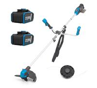 Hyundai 2x20V Brushless 2-in-1 Brush Cutter & String Trimmer, Straight Split Shaft, 3-Speed