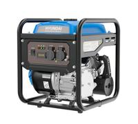 Hyundai 3.3Kw / 3300W Inverter Open Framed Generator, Recoil Start, Pure Sine Wave Hy3750I