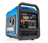 Hyundai 3200W / 3.2kW Petrol Inverter Generator, Pure Sine Wave Output, Lightweight, Quiet with Electric Start