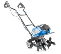 Hyundai 36cm / 14" 40V (20Vx2) Brushless Cordless Tiller, 4 Blades, 205mm Depth