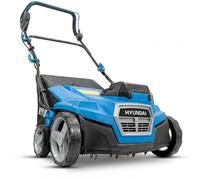 Hyundai 38cm / 15" 2-in-1 Cordless Scarifier & Aerator, 40V (2x20V) Brushless, 45L Collection Bag