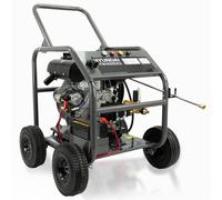 Hyundai 4000psi / 275 bar Diesel Pressure Washer, Annovi Reverberi Triplex Pump, 13L/min with 10m Hose