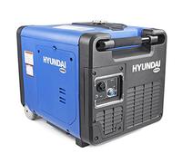 Hyundai 4000W / 4.0kW Portable Petrol Inverter Generator, Remote Keyfob & Electric Start, Wheel Kit & Closed Case Design, 3 Year Warranty