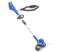 Hyundai Powerful 40v Lithium-ion Battery Grass Trimmer With Battery & Charger, 3 Year Warranty, Blue