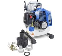 Hyundai Lightweight Petrol Clean Water Pump - 43cc 2-Stroke Engine, 250L/Min Flow Rate, 35m Head, Portable with Suction Strainer & 3 Year Warranty