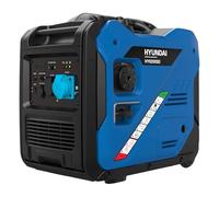 Hyundai 5.5kW / 5500W Petrol Inverter Generator, 5.0kW Continuous Output, Electric Key Start, Pure Sine Wave 230V Power, ECO Mode, Wheel Kit
