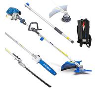 Hyundai 52cc Long Reach 5-in-1 Petrol Garden Multi Tool with 430mm