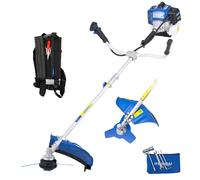 Hyundai 56cc Petrol Brushcutter and Grass Trimmer, 2-in-1, Includes Harness
