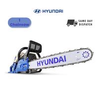 Hyundai 62cc 20" Petrol Chainsaw Easy Start Garden Tree Cutting Tool 30g