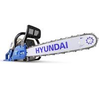 Hyundai 62cc 20" Petrol Chainsaw - Powerful 2-Stroke Engine, Lightweight Heavy-Duty Chain Saw for Tree Felling & Firewood, 3 Year Warranty
