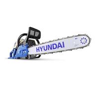 Hyundai 62cc Petrol Chainsaw, 3 Year Platinum Warranty, 20'' Cutting Bar, 2 Chains, Carry Bag, Chain File & Fuel Mixing Bottle, Chainsaw Petrol, Wood