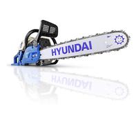 Hyundai 62cc Petrol Chainsaw, 3 Year Platinum Warranty, 20'' Cutting Bar, 2 Chains, Carry Bag, Chain File & Fuel Mixing Bottle, Chainsaw Petrol, Wood